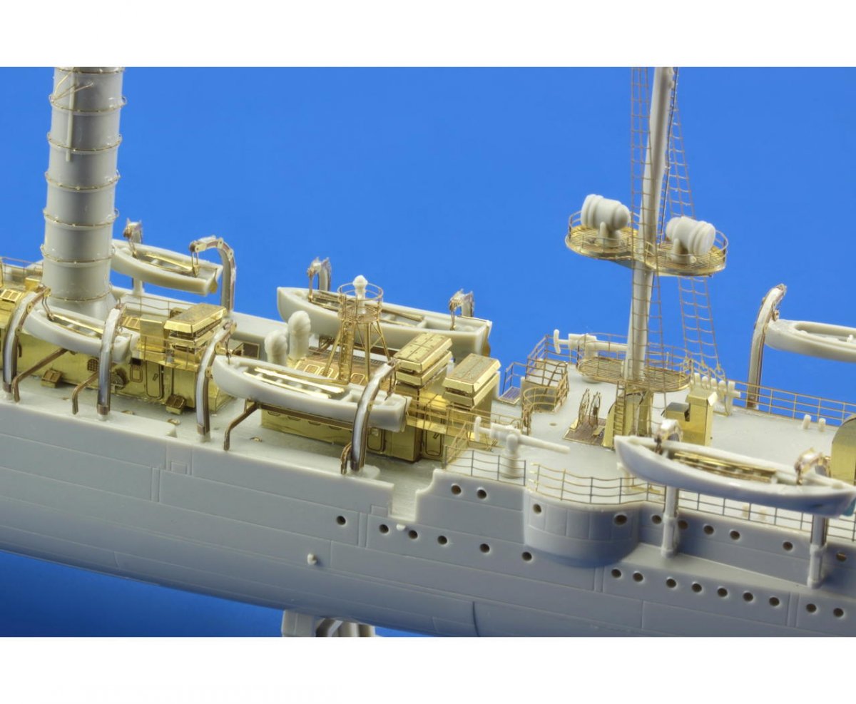 Eduard 53114 SMS Emden part 1 REVELL 1/350 – imagen 11