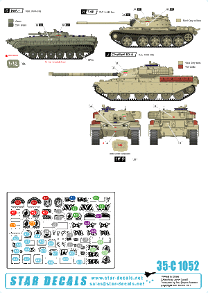 Star Decals 35-C1052 Iranian Tanks &amp;amp; AFVs 3 1/35 – immagine 2
