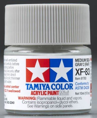 Tamiya XF83 Medium Sea Gray 2 RAF (81783) Acrylic paint 10ml – immagine 2