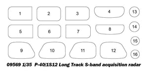 Trumpeter 09569 P-40/1S12 Long Track S-band acquisition radar 1/35 – imagen 3