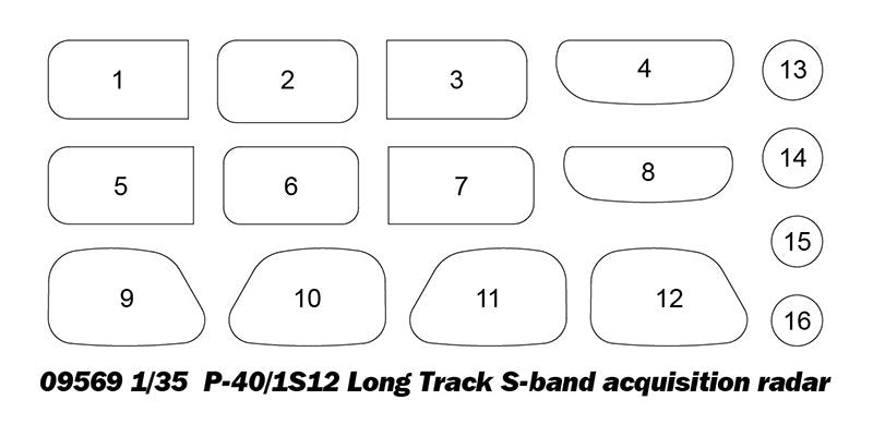 Trumpeter 09569 P-40/1S12 Long Track S-band acquisition radar 1/35 – imagen 3