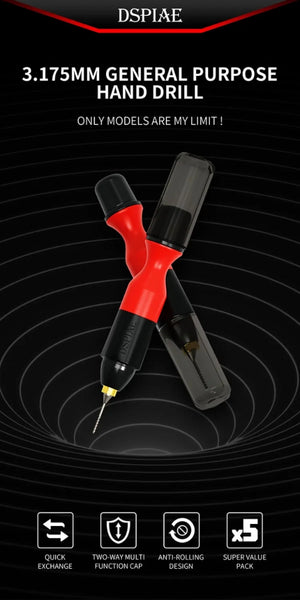 DSPIAE PT-HD 3,175mm General Purpose Hand Drill / Wiertarka ręczna 3,175 mm – imagen 4