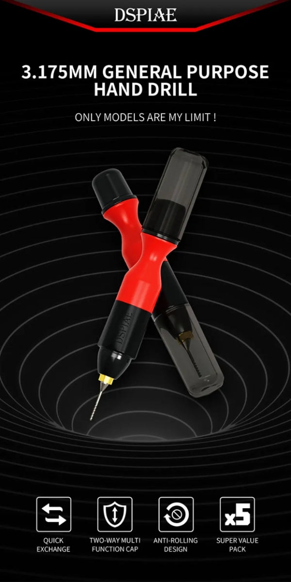 DSPIAE PT-HD 3,175mm General Purpose Hand Drill / Wiertarka ręczna 3,175 mm – imagen 4