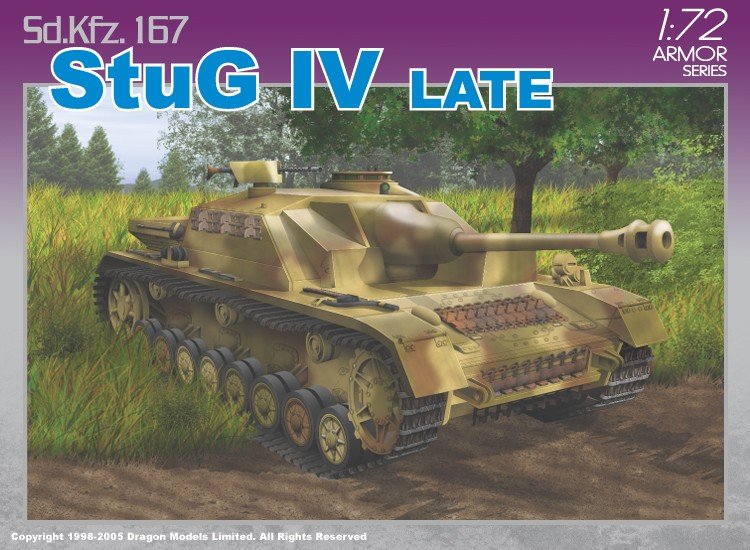 Dragon 7260 Sd.Kfz.167 Stug IV Late Production 1/72