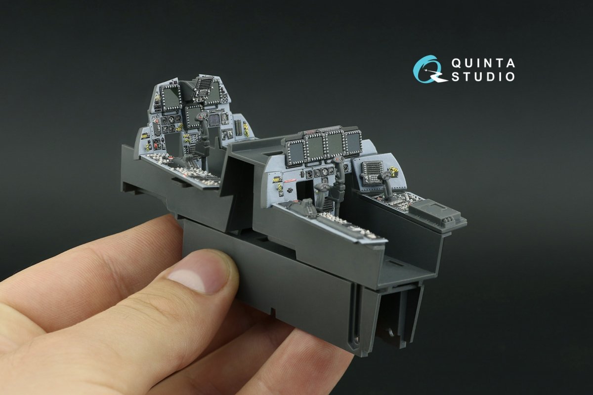 Quinta Studio QD32119 F-15E 3D-Printed &amp;amp; coloured Interior on decal paper ( Tamiya ) 1/32 – imagen 8