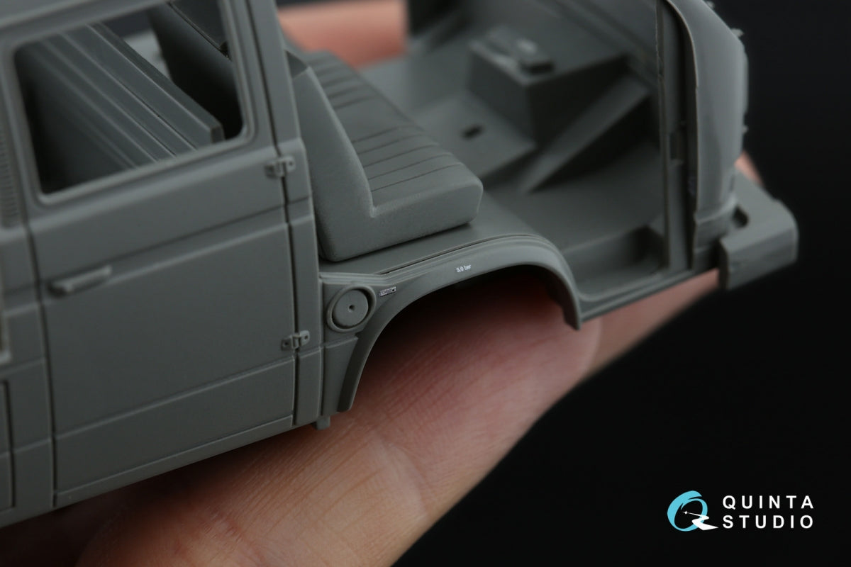 Quinta Studio QD35138 Bundeswehr VW T3 Family 3D-Printed &amp;amp; coloured Interior on decal paper (Takom) 1/35 – Bild 11