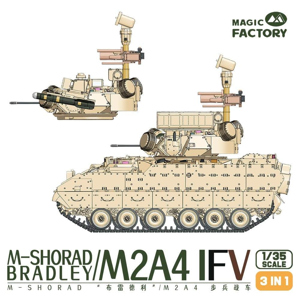 Magic Factory 2004 M-SHORAD Bradley M2A4 IFV 3-en-1 1/35 – image 4