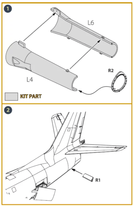 Clear Prop! CPA48055 F-86A engine exhaust endface for CP kits 1/48 – imagen 3