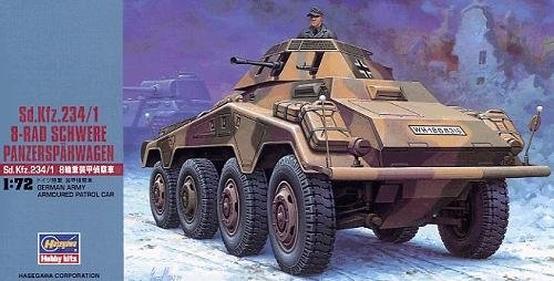 Hasegawa MT53 German Sdkfz 234/1 Schwere Panzerspahwagen 2cm 1/72