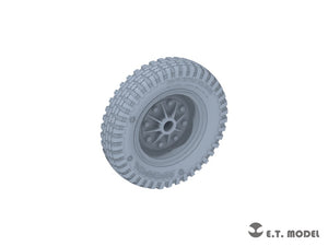E.T. Model P35-130 WWII German Sd.kfz.251/Sd.kfz.11 Sagged Front Wheels 1/35 – imagen 3
