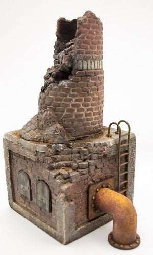 RT-Diorama 35300 Cheminée d&amp;#39;usine en ruine 1/35 – image 4