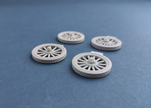 Copper State Models A35-008 Canadian Armoured MG Carrier resin wheels 1/35 – immagine 2