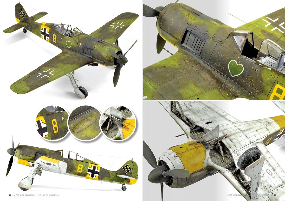 AK Interactive AK2921 ACES HIGH ISSUE 11 FW 190 DER WÜRGER (English) – zdjęcie 5