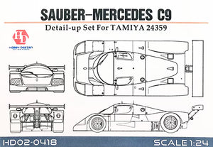 Hobby design HD02-0418 Sauber Mercedes C9 - Detail-Up Set for Tamiya 1/24 – image 2