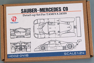 Hobby design HD02-0418 Sauber Mercedes C9 - Detail-Up Set for Tamiya 1/24 – image 3