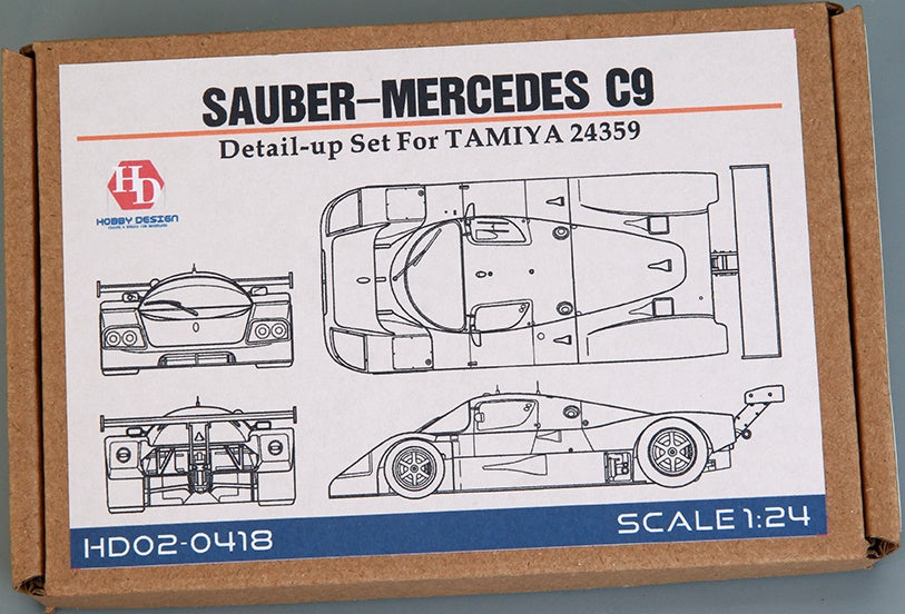 Hobby design HD02-0418 Sauber Mercedes C9 - Detail-Up Set for Tamiya 1/24 – image 3