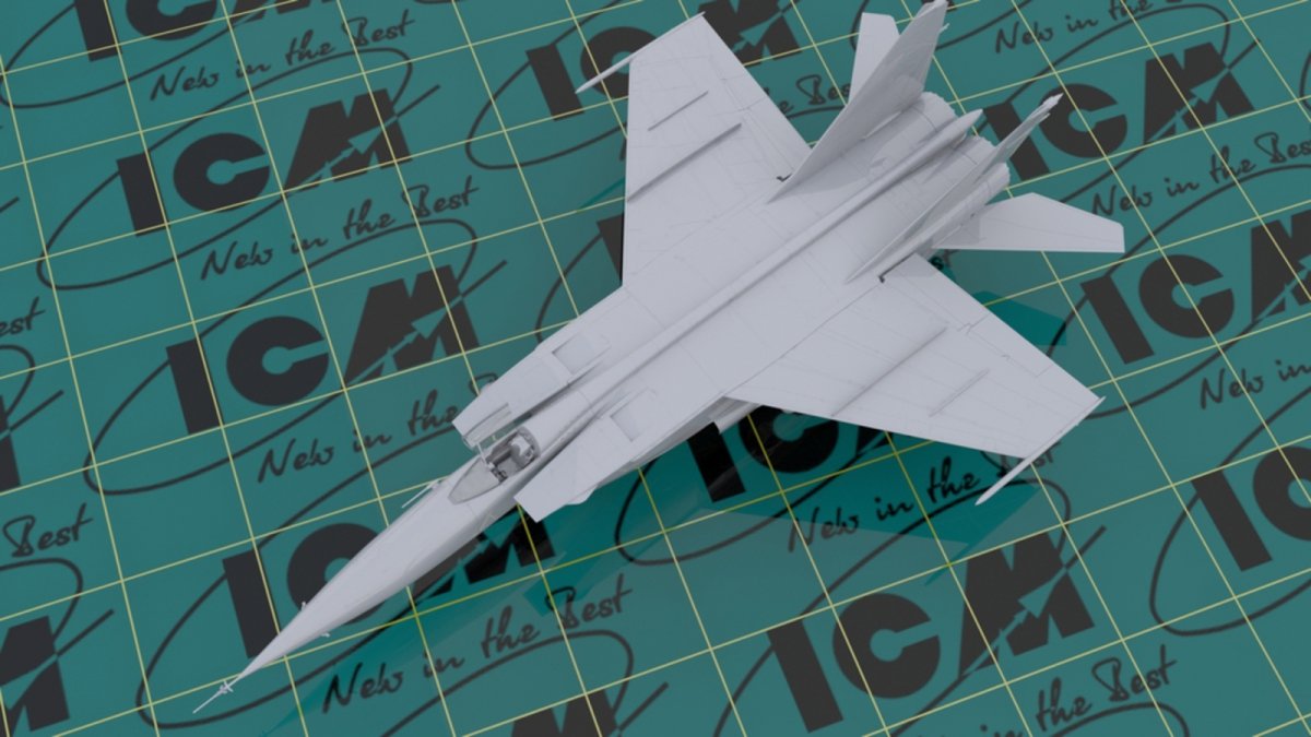 ICM 72172 MiG-25 RBT, Soviet Reconnaissance Plane 1/72 – immagine 2