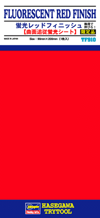 Hasegawa TF910 Finition rouge fluorescent