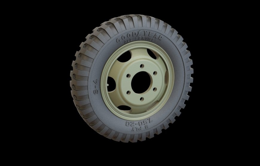 Panzer Art RE35-314 GMC road wheels set (Goodyear) 1/35 – imagen 3