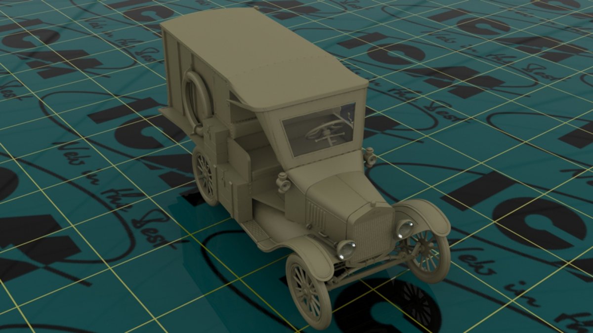 ICM 35662 Model T 1917 Ambulance with US Medical Personnel 1/35 – imagen 2