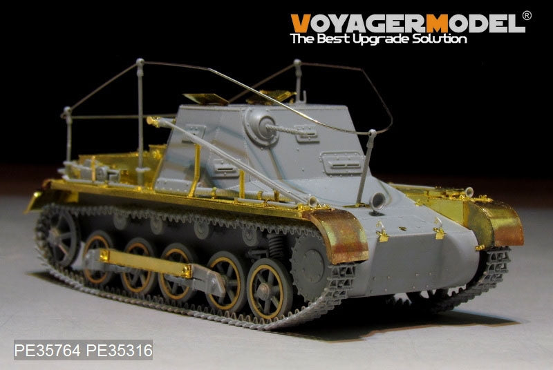 Voyager Model PE35764 WWII German Pz.Bef.Wg.I Command tank (Sd.Kfz. 265) basic For DRAGON 6218/6597 1/35 – image 4
