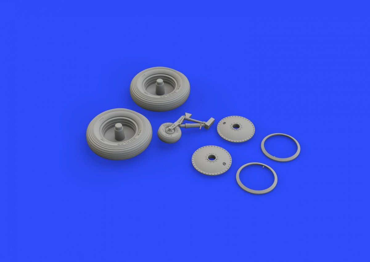 Eduard 648343 Walrus Mk. I wheels AIRFIX 1/48 – zdjęcie 2