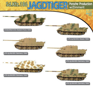Dragon 7291 Jagdtiger, Porsche Version w/Zimmerit 1/72 – Bild 2