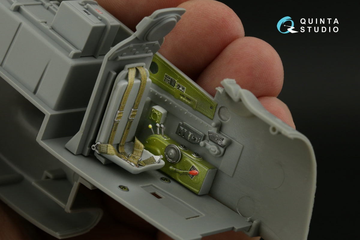 Quinta Studio QD32143 P-51D/K Mustang 3D-Printed &amp;amp; coloured Interior on decal paper (Dragon) 1/32 – immagine 11
