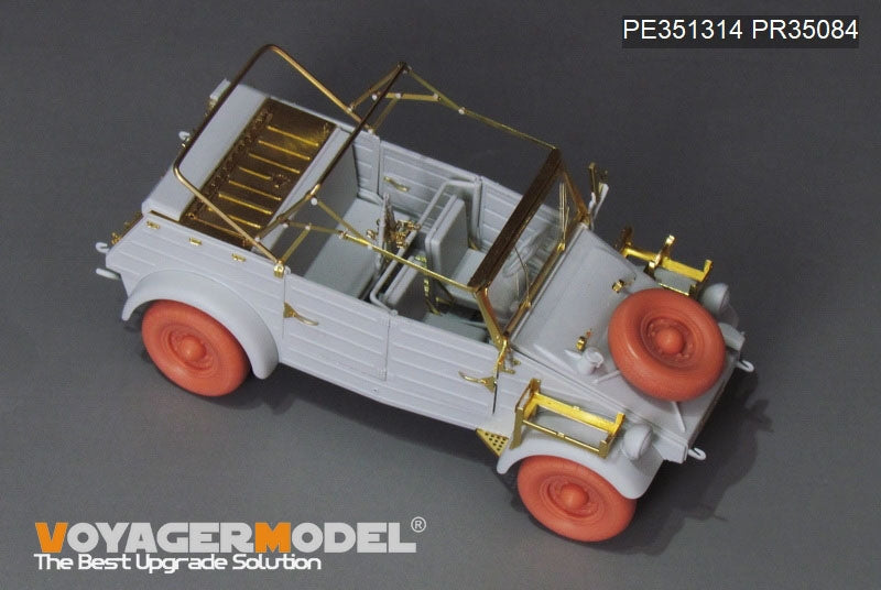 Voyager Model PE351314 WWII German Kubelwagen Type 82 Africa Troop Version Upgrade Set For MENG VS-015 1/35 – imagen 6