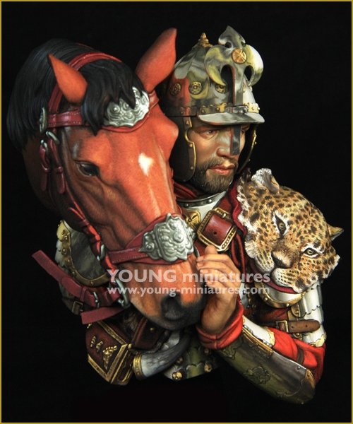 Young Miniatures YH1869 Comradeship Polish Hussars 17th century 1/10 – imagen 4