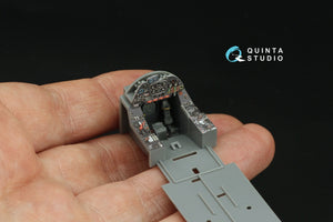 Intérieur imprimé en 3D et coloré sur papier décalcomanie Quinta Studio QD48515 Do 335A-12 Trainer (Tamiya) 1/48 – image 13