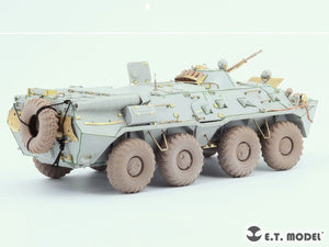 E.T. Model P35-120 Russian BTR-80/80A APC Sagged wheels (Wide) For TRUMPETER Kit 1/35 – immagine 4