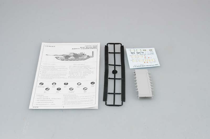 Trumpeter 07276 M1A1 Abrams MBT 1/72 – image 3