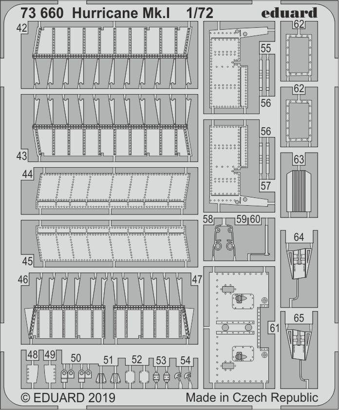 Eduard 73660 Hurricane Mk. I 1/72 AIRFIX – imagen 2