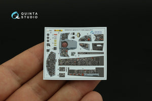 Intérieur imprimé en 3D et coloré sur papier décalcomanie (Italeri) pour F-104G (Quinta Studio QDS-32141) (petite version) 1/32 – image 4