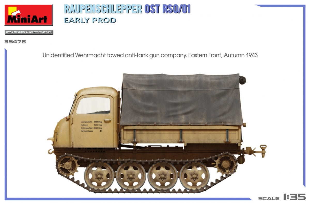 Miniart 35478 RAUPENSCHLEPPER OST RSO/01. EARLY PROD 1/35 – immagine 11