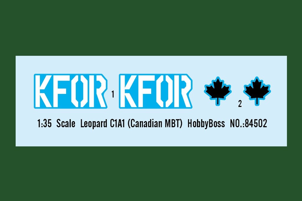 Hobby Boss 84502 Leopard C1A1 (Canadian MBT) 1/35 – imagen 4