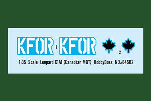 Hobby Boss 84502 Leopard C1A1 (Canadian MBT) 1/35 – imagen 4