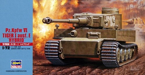 Hasegawa MT55 German Tiger 1 Ausf E Hybrid 1/72
