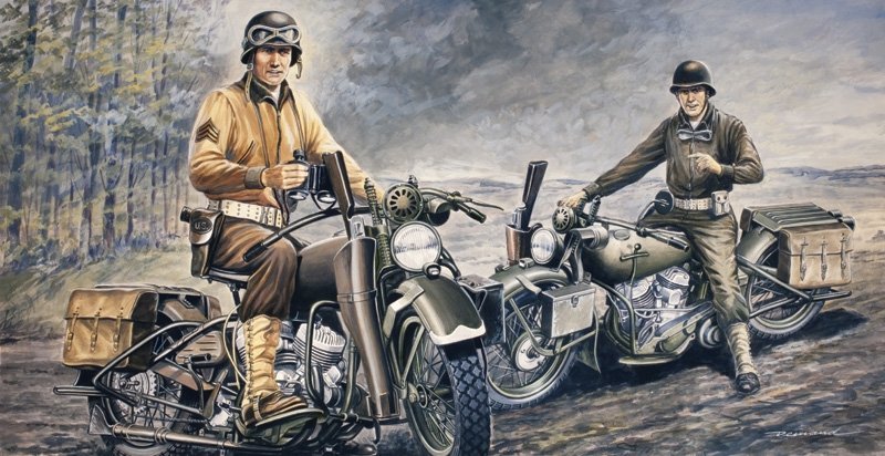 Italeri 0322 U.S. MOTORCYCLES 1/35