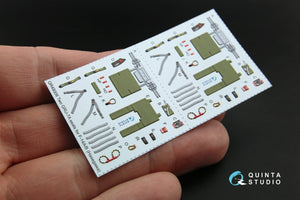 Quinta Studio QD48178 F-14A 3D-Printed &amp;amp; colored Interior on decal paper (for Hasegawa kit) 1/48 – image 7