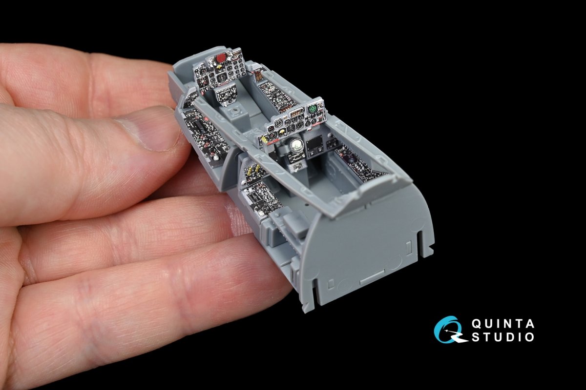 Quinta Studio QD48131 F-4E early/F-4EJ 3D-Printed &amp;amp; coloured Interior on decal paper (for ZM SWS kit) 1/48 – Bild 8