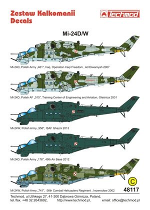 Techmod 48117 - Mi-24D/W “Hind-D/E” 1/48 – zdjęcie 2
