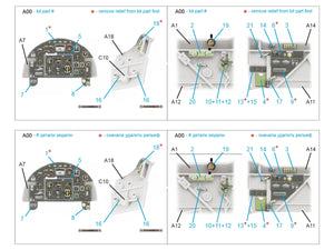 Quinta Studio QDS-48574 Fairey Battle Mk.I 3D-Printed &amp;amp; coloured Interior on decal paper (Trumpeter) (small version) 1/48 – immagine 7