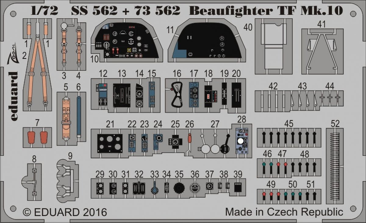 Eduard BIG72116 BEAUFIGHTER TF Mk.10 1/72 AIRFIX – Bild 4