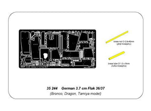 Aber 35244 German 3,7 cm Flak 36/37 1/35 – immagine 4