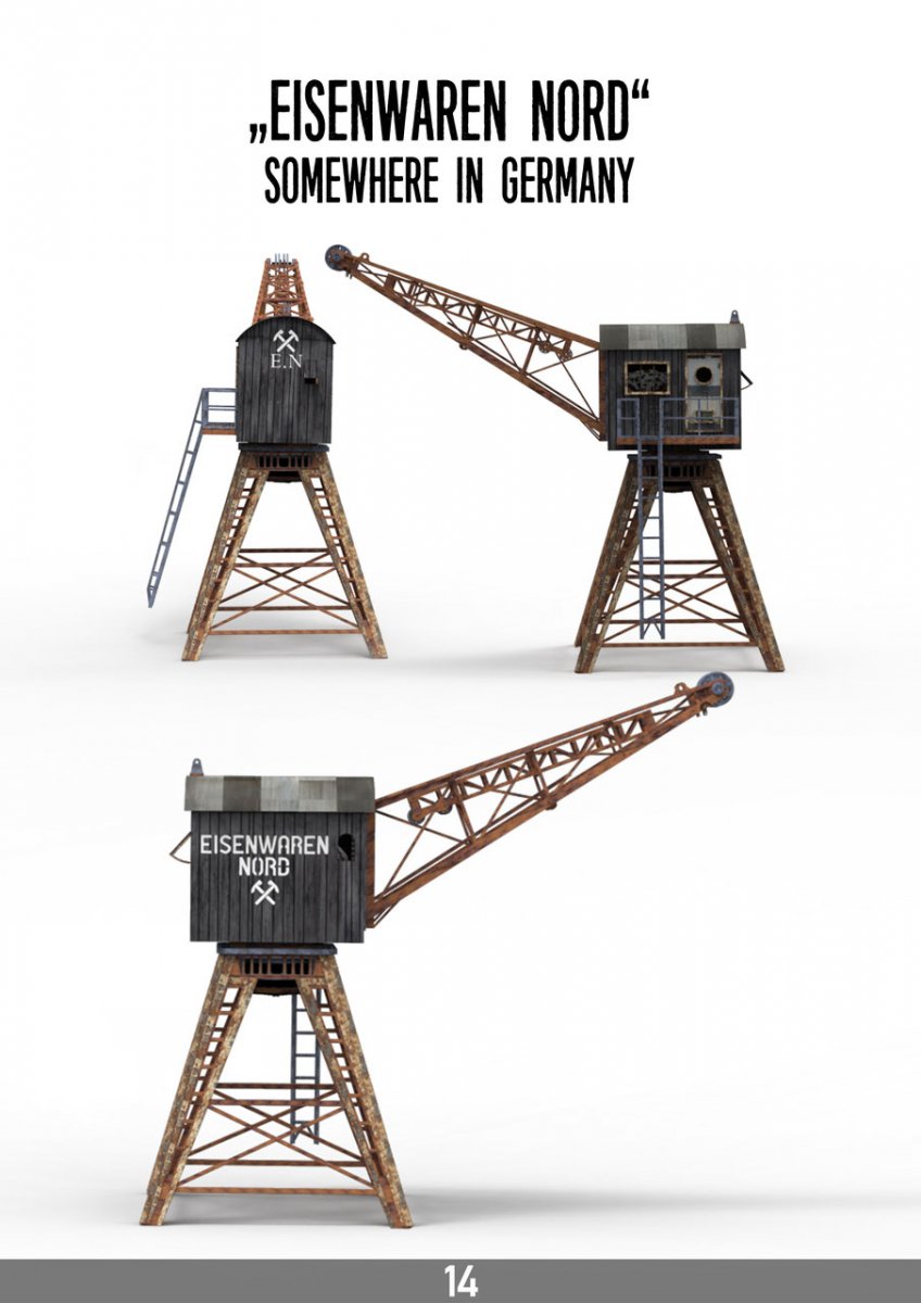 RT-Diorama 35311 Grue portuaire 1/35, échelle 1/12 – image 13