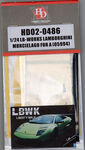 Hobby design HD02-0486 LB-Works Lamborghini Murcielago - PE Set for Aoshima 1/24 – imagen 2