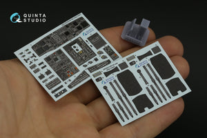 Quinta Studio QD+35108 MH-60L 3D-Printed &amp;amp; coloured Interior on decal paper (Kitty Hawk) (with 3D-printed resin parts) 1/35 – imagen 4