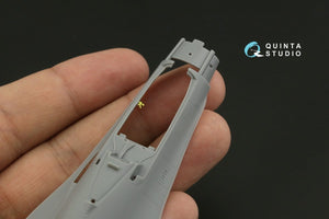 Intérieur imprimé en 3D et coloré sur papier décalcomanie Quinta Studio QD72057 F-16CJ (Tamiya) 1/72 – image 9